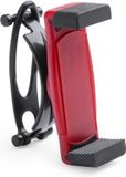 Merkloos Smartphone houder / telefoonhouder universeel voor fiets / kinderwagen / hometrainer - Rood