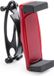 Merkloos Smartphone houder / telefoonhouder universeel voor fiets / kinderwagen / hometrainer - Rood
