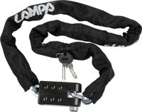 Snake 90615 Verrouillage moteur en acier trempé / Verrouillage de vélo / Verrouillage de scooter 100 cm Noir