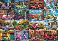 Eurographics 16 Scooters by Bigelow Illustrations Puzzle de 1000 pièces