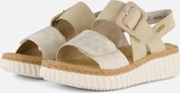 Rieker Sandalen beige Synthetisch - Dames - Maat 40