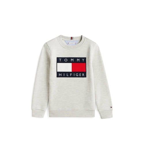 Tommy Hilfiger sweater lichtgrijs