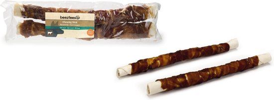 Beeztees Kauwstick Eend 25 cm 2 Stuks