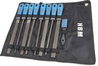 HBM 9-delige vijlenset en raspenset