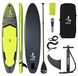 AquaGlide Planche de SUP gonflable - Stand-up paddleboard, 3,35 mètre - Convient pour sports nautiques, pêche, yoga - Set de 2