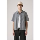 Levi's Short Sleeve Zandt Cropped Shirt Blauw