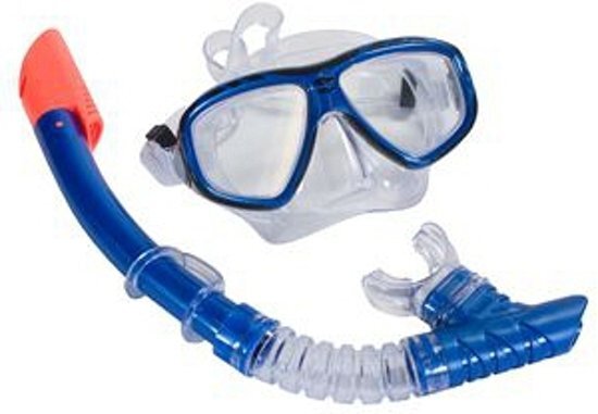 SportX Pro snorkelset blauw voor volwassenen