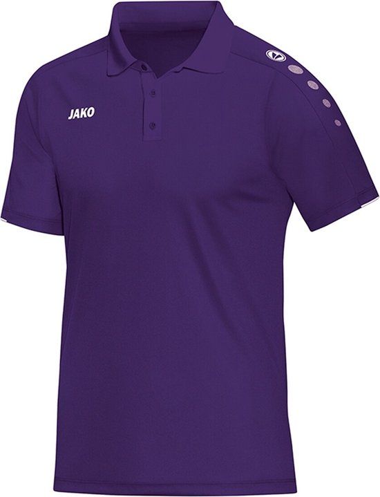 Jako Polo Classico - Paars/Wit - Maat 4XL - Heren