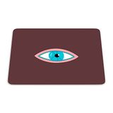 Bonamaison, Rechthoek Pop Art Digital bedrukte muismat, antislip onderkant, voor kantoor en thuis, grootte: 22x18 cm
