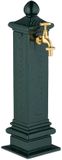 Merkloos waterzuil met kraan - 47 cm - groen