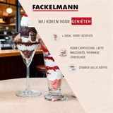 Fackelmann Set van 3 lange theelepels 20 cm RVS Grijs