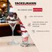 Fackelmann Set van 3 lange theelepels 20 cm RVS Grijs