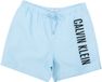Calvin Klein Medium Drawstring Heren Zwembroek - Powder Aqua - Maat L