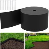 Sans marque Bordure de pelouse flexible pour conception de jardin et parterres de fleurs avec ancrages au sol