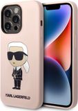 Karl Lagerfeld iPhone 14 Pro Serie - MagSafe Hoesje - Roze