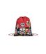 AS Roma SEVEN - A.S. Roma Football - ROME X TOKIDOKI, geel rood - rugzak met koordsluiting - Easy Bag Sport tas - kinderrugzak