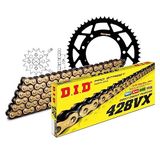 Kettingset DID Kettingset staal 428VX / 142 eindeloos voor Derbi Senda R Baja 125 cc bouwjaar 2004-2015