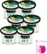 Organic Shop 6 x Masque capillaire Avocat & Miel - Hydratant et Adoucissant - 250 ml