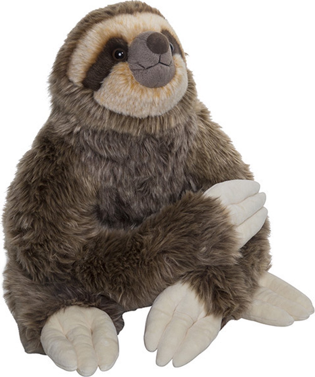 Nature Planet Groot pluche Luiaard knuffeldier van 40 cm - Speelgoed knuffels cadeau voor kinderen