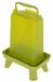 Kerbl Hobbyfarming kunststof drinkbak met poten, 3,5 l, groen, 16x24x35 cm, pluimveedrinkbak, kunststof, pluimvee