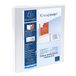 Exacompta - 1 Personaliseerbare ondoorzichtige ringband met harde omslag en 2 vakken - 4 D-ringen van 16 mm - Rug 38 mm - Afmetingen: 32 x 27,3 cm - Formaat A4 Maxi - Kleur : wit