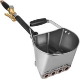 Merkloos / Sans marque 4 Jet Cementmortel Spuitpistool – Pleister Spuitapparaat – Gips en Beton Spuitpistool – Trichter Spuitpistool