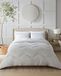 Night Lark Dekbed zonder overtrek - Seersucker Collection - Nordic Mist Grey, 4,5 TOG - Tweepersoons