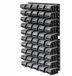 KADAX Werkplaatswandrek 58 x 78 cm, Zwart, 50-delig
