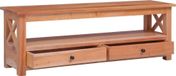 vidaXL Meuble TV, 120 x 30 x 40 cm, Acajou massif