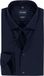 OLYMP Luxor modern fit overhemd (tattoo proof) - Cover shirt - niet doorschijnend twill - marine blauw - Strijkvrij - Boordmaat: 43 (EU maat: XL)