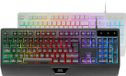 Mars Gaming MK124 Toetsenbord Gamen USB Portugees Zwart