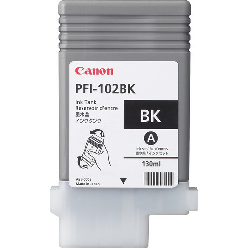 Canon PFI-102BK single pack / zwart