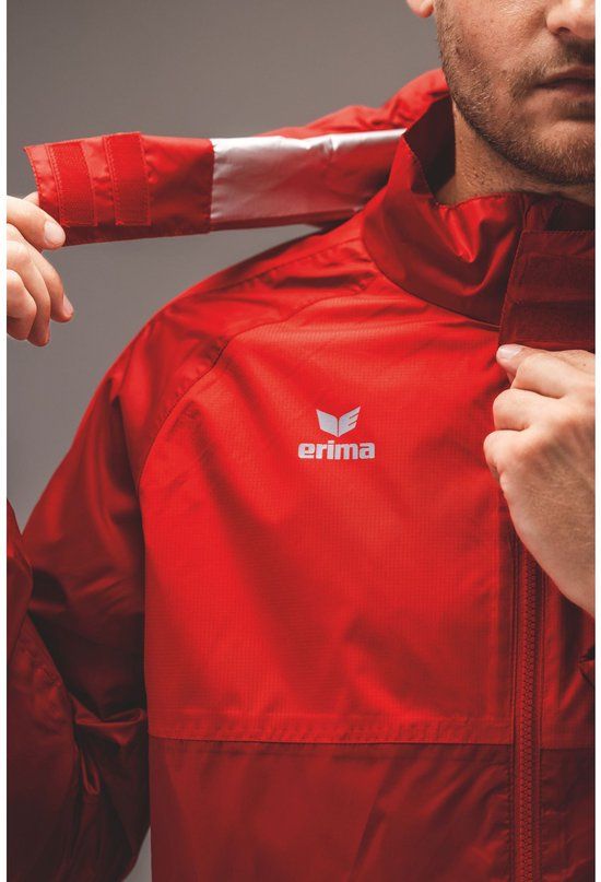 Erima Team Allweather Jas Senior Rood Unisex M
