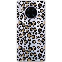 1001 coques Huawei Bedrukt siliconen hoesje compatibel met Huawei Mate 30 Pro Leopard