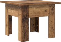 vidaXL Salontafel Oudhout 55 x 55 x 42 cm Bewerkt hout
