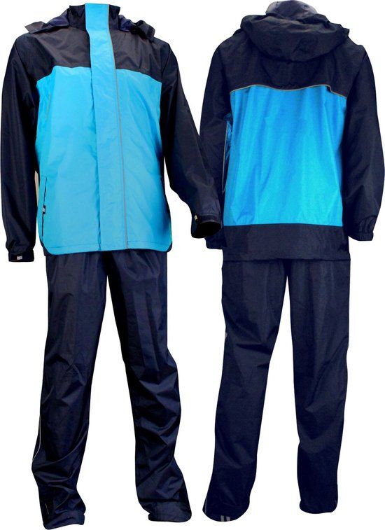Ralka Intensive Regenpak - Marine/Azuurblauw - Maat M - Unisex