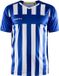 Craft Progress 2.0 Stripe Shirt Korte Mouw Heren - Royal / Wit | Maat: XS