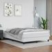 Maison Exclusive - Sommier tapissier blanc 140 x 200 cm en similicuir