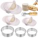 Omgoods - Set de 7 moules à raviolis pour faire des raviolis et des gyoza