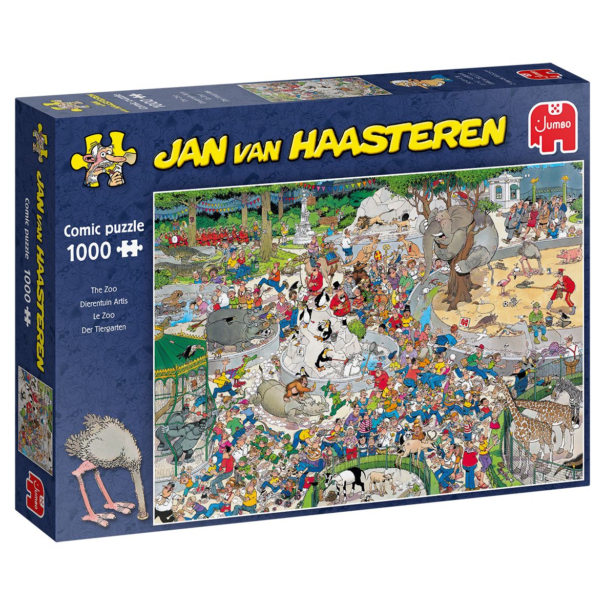Jumbo Jan van Haasteren At the Zoo Jigsaw Puzzle - 1000 Pieces