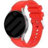 Strap-it Samsung Bracelet silicone connexion parfait Samsung Galaxy Watch 6 - 44mm (rouge clair)