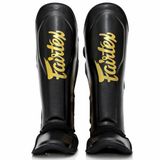 Fairtex X Booster Scheenbeschermers - FXB SG - Zwart/Goud - maat XL