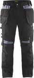 Blåkläder Werkbroek met spijkerzakken 1555-1860 - Zwart/Grijs - D84