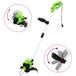 VidaXL Taille-herbe électrique télescopique 29 cm 550 W