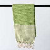 Take A Towel Hamamdoek - Fouta - 90 x 170 cm - Groen - 100% katoen - Giftbox