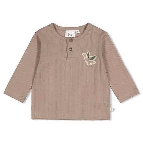 Feetje longsleeve Wiggle and Waddle - grijs