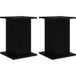 Maison Exclusive Plant Stand 2 Pcs Black 30.5 X 30 X 43 Cm Engineered Wood