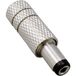 TRU COMPONENTS Connecteur basse tension Fiche, droit 5.50 mm 2.10 mm 1 pièce