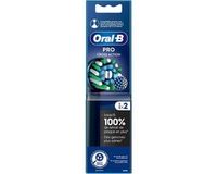 Oral-B CrossAction Zwart Opzetborstels - 2 stuks