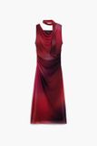 Desigual Robe Femme Maine XL Rouge Polyester Courte